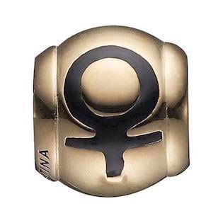 Model 623-G102, Blank kugle med kvinde symbol hos Guldsmykket.dk